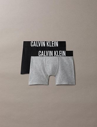 Calvin Klein Pack de 2 b&oacute;xers sueltos largos para ni&ntilde;o - Intense Power