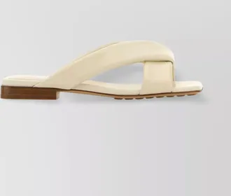 Bottega Veneta leather riva slides