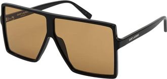 Saint Laurent Betty Zonnebril - Dames - Accessoires - Zwart - Maat: 63 MM