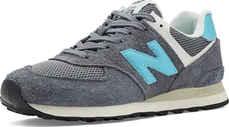 New Balance Classics U574v2 Shoes Darker Coastal Blue/Alpha Red : US Mens 10.5 - Womens 12 D - Medium, Textile