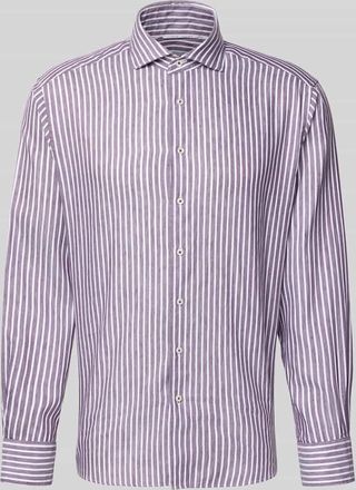 Eterna Regular Fit Business-Hemd mit Kentkragen in Aubergine, Gr&ouml;&szlig;e 39