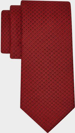 Ferragamo Men & apos;s Micro-Gancio Silk Tie