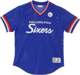 Mitchell & Ness NBA Special Script V-hals Jersey - Heren - Fitness - Blauw - S - Fitness