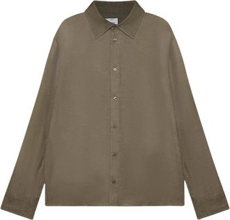 Won Hundred Shirts - Heren - Casual Overhemden - Groen - M - Overhemden