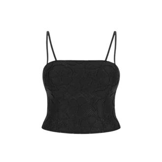 Guess Mujer, Camisetas, Negro, Talla: XS