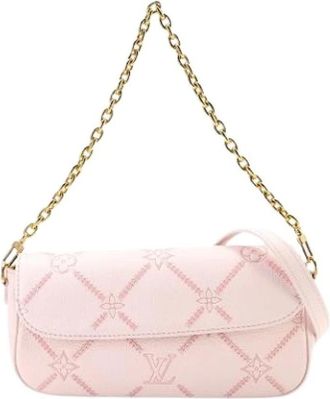 Louis Vuitton Pre-owned Vintage Monogram Empreinte Schoudertas - Dames - Vintage Schoudertas - Roze - ONE Size - Leer - Vintage