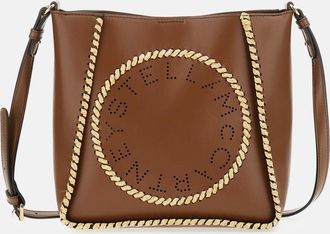Stella McCartney Borsa Tracolla Con Logo In Rafia
