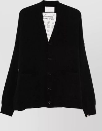 Extreme Cashmere cashmere v-neck ribbed cuff cardigan