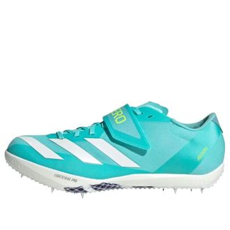 adidas Adizero HJ Track And Field Flash Aqua Zero Metalic Lucid Lemon JH5230