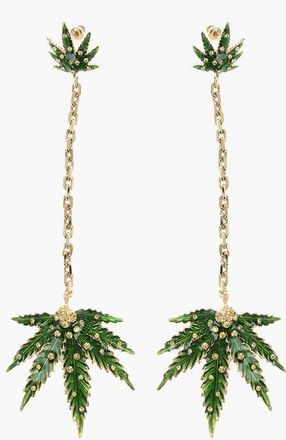 Dsquared2 Marija Drop Earrings with Rhinestones size One Size