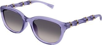 Gucci GG2062SA Asian Fit 004 Womens Sunglasses Purple Size 54 - Free RX Lenses - Free RX Lenses