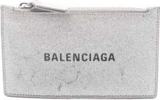 Balenciaga Pre-owned Vintage Leren Portemonnee - unisex - Vintage Accessoires - Grijs - ONE Size - Leer - Vintage