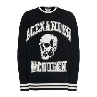 Alexander McQueen Jersey con Logo de Calavera - Knitwear - Hombre - Negro - S