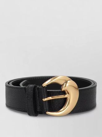 Etro paisley motif leather belt textured surface