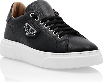 Philipp Plein Leather Lo-Top Sneakers Iconic Plein