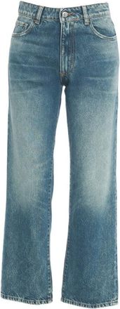 Icon Denim Los Angeles Straight-Cut Denim Jeans With Vintage-Inspired Fading