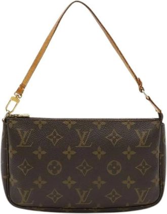 Louis Vuitton Pre-owned Shoulder Bags, female, Brown, Size: ONE SIZE Pre-owned Canvas Shoulder Bag