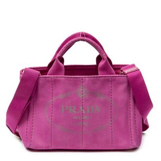 Prada Small Canapa Tote Schoudertas