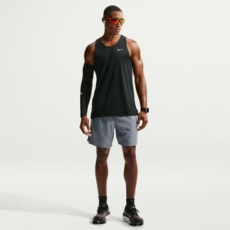 Nike Mens Challenger Dri-FIT 7 Brief-Lined Running Shorts in Grey | DV9359-084