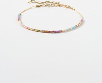 Simons Womens Small colourful bead bracelet
