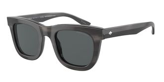 Giorgio Armani AR8171 Polarized 5964P2 Mens Sunglasses Grey Size 49