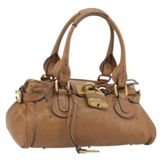 Chlo&eacute; Pre-owned Handbag - Dames - Pre-owned - Bruin - Maat: ONE Size Leer