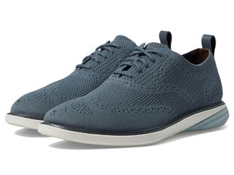 Cole Haan Grand Evolution Stitchlite Oxford Mens Shoes Stormy Weather/Ivory/Cloud Blue : 10.5 D - Medium, Synthetic