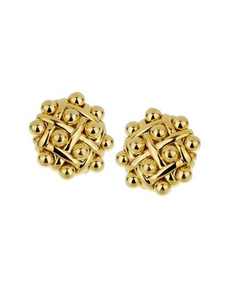 Chanel 18K Quilted Earrings (Authentic Pre-Loved)