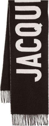 Jacquemus logo wollen sjaal