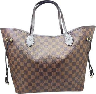 Louis Vuitton Pre-owned Tote Bags, female, Brown, Size: ONE SIZE Pre-owned Vintage Damier Canvas Tote