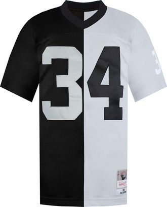 Mitchell & Ness Mens NFL Los Angeles Raiders 34 Jackson Legacy Jersey - Black/White - Size X-Large