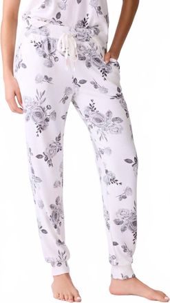PJ Salvage Feeling Love Banded Sleep Pant In Ivory