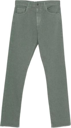 Canali Broek met vijf zakken - Groen