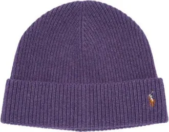 Polo Ralph Lauren Signature Cuff Hat in Juneberry at Nordstrom