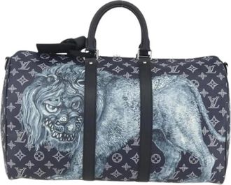 Louis Vuitton Pre-owned Weekendtas - unisex - Vintage Weekendtas - Blauw - ONE Size - Vintage