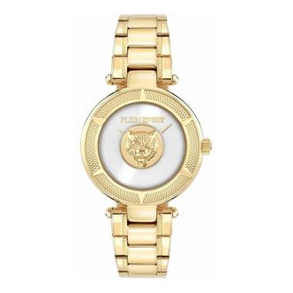 Philipp Plein Pscea0825 Horloge - Dames - Accessoires - Geel - Maat: ONE Size