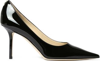 Jimmy Choo London Black Leather Heels