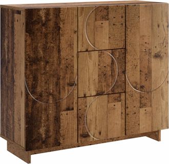 vidaXL Aparador Madera Envejecida 85,5 X 31 X 75 Cm Vidaxl