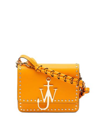 J.W.Anderson Crossbodytas met anker logo van studs - Oranje