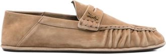 Saint Laurent Heren, Schoenen, Beige, Maat: 45 EU Leer