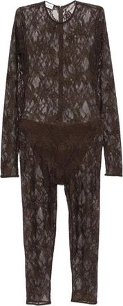 Andamane Jumpsuits & Playsuits, Dames, Bruin, M, Jumpsuit The Andamane