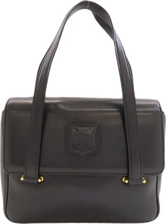 Celine Black Leather Tote Bag (Pre-Owned)