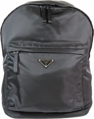 Prada Black Nylon Backpack (Pre-Owned)