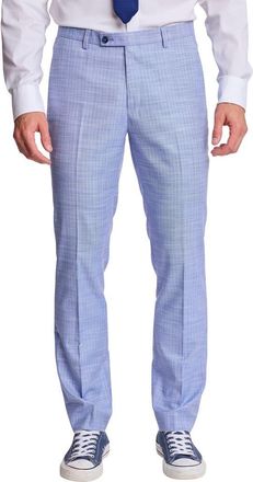 Paisley & Gray Downing Slim Fit Pants in Blue White Pinstripe at Nordstrom Rack, Size 42 X 32