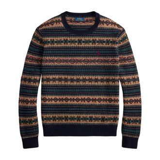 Ralph Lauren Trui met ronde hals - Heren - Truien - Veelkleurig - Maat: M