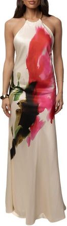 JLUXLABEL Print Audrey Maxi Dress in Ivory at Nordstrom, Size Medium