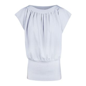 Liviana Conti Blouses, female, Gray, Size: L Marisol Knit Top