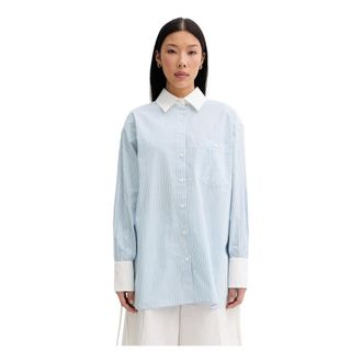 Marc O'Polo Donna, Camicette, Blu, S, new
