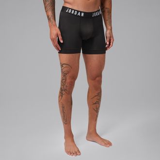 Nike Jordan Mens Jordan Dri-FIT Poly Boxer Briefs (5-Pack) in Black | JM0860-023