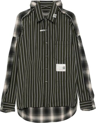 Miharayasuhiro Long-sleeve Striped Shirt